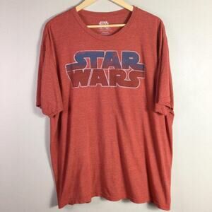 Classic Star Wars Logo T Shirt Red oversized May 4 2XL XXL